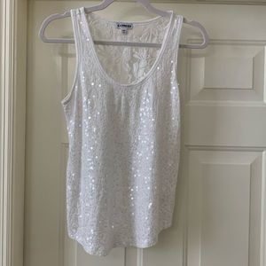 SALE ⚡️Sexy and Dressy Express Sequin & Lace Tank Top